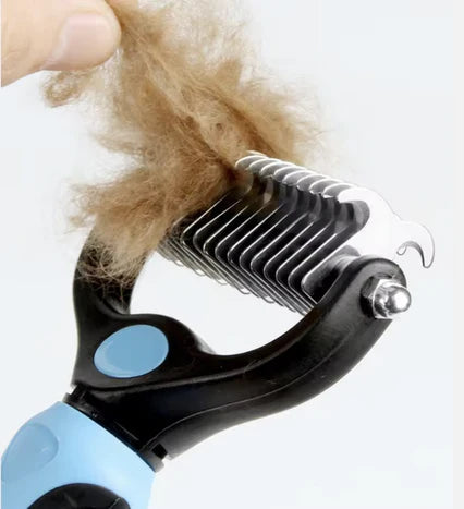 PufiPet – Perie Profesională 2-în-1 pentru Câini și Pisici